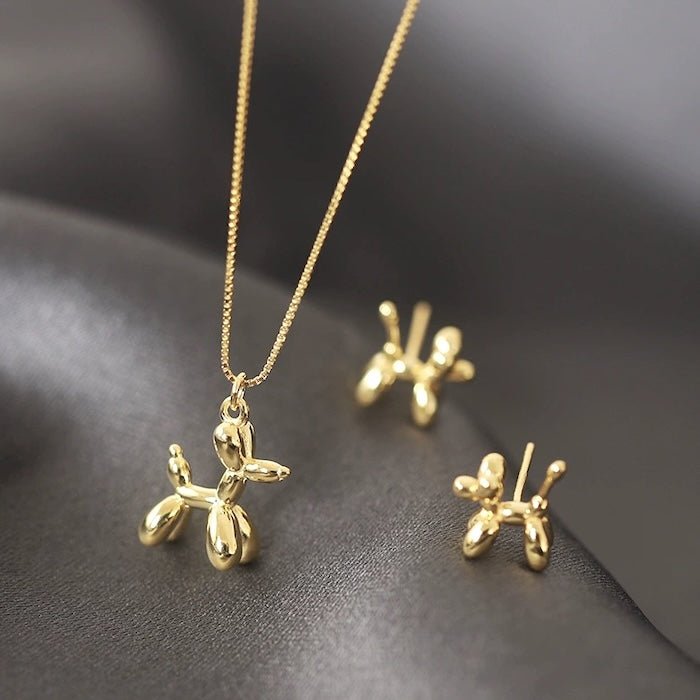 Cute Balloon Dog Pendant Necklace - Image 10